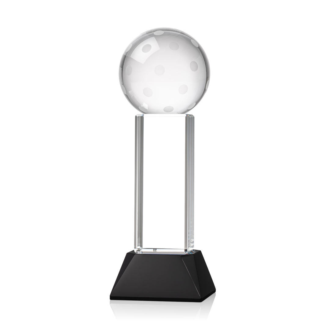 Pickleball VividPrint™ Award on Stowe Base - Black 6
