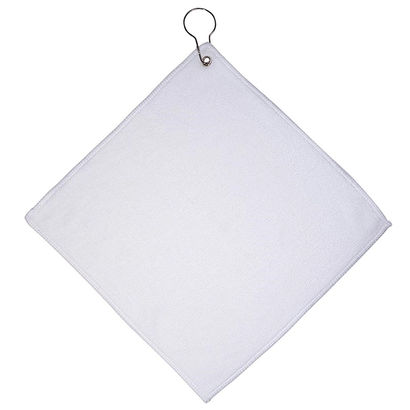 Microfiber Golf Towel with Grommet & Hook 8