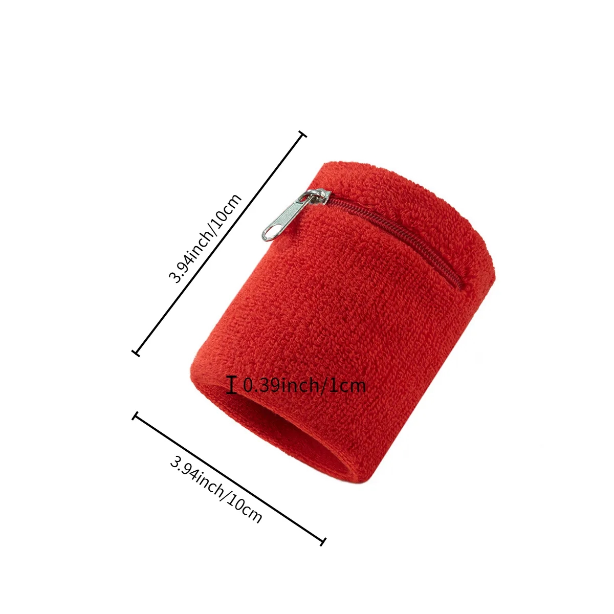 Zippered Athletic Wristband Wallet 2
