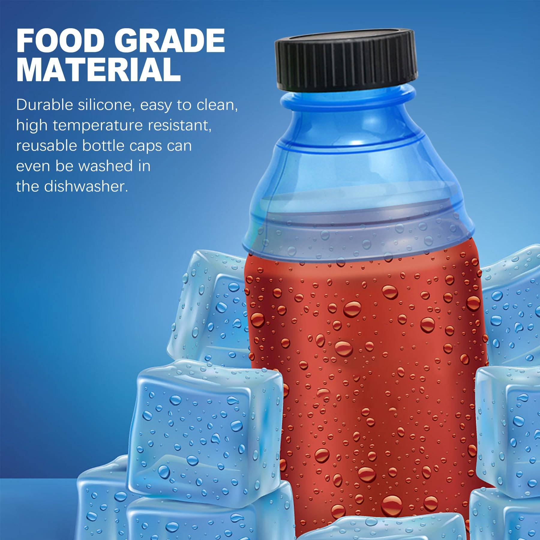 Reusable Plastic Cola Beer Lid 6