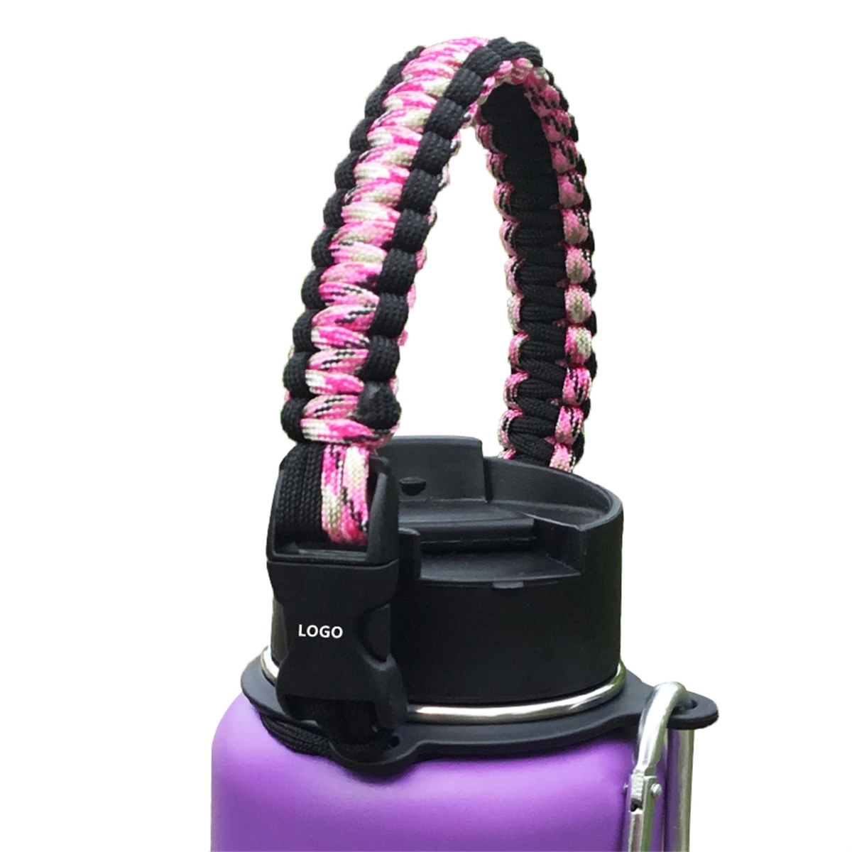 Paracord Handle Fits Wide Mouth Bottles 12Oz To 64Oz 5