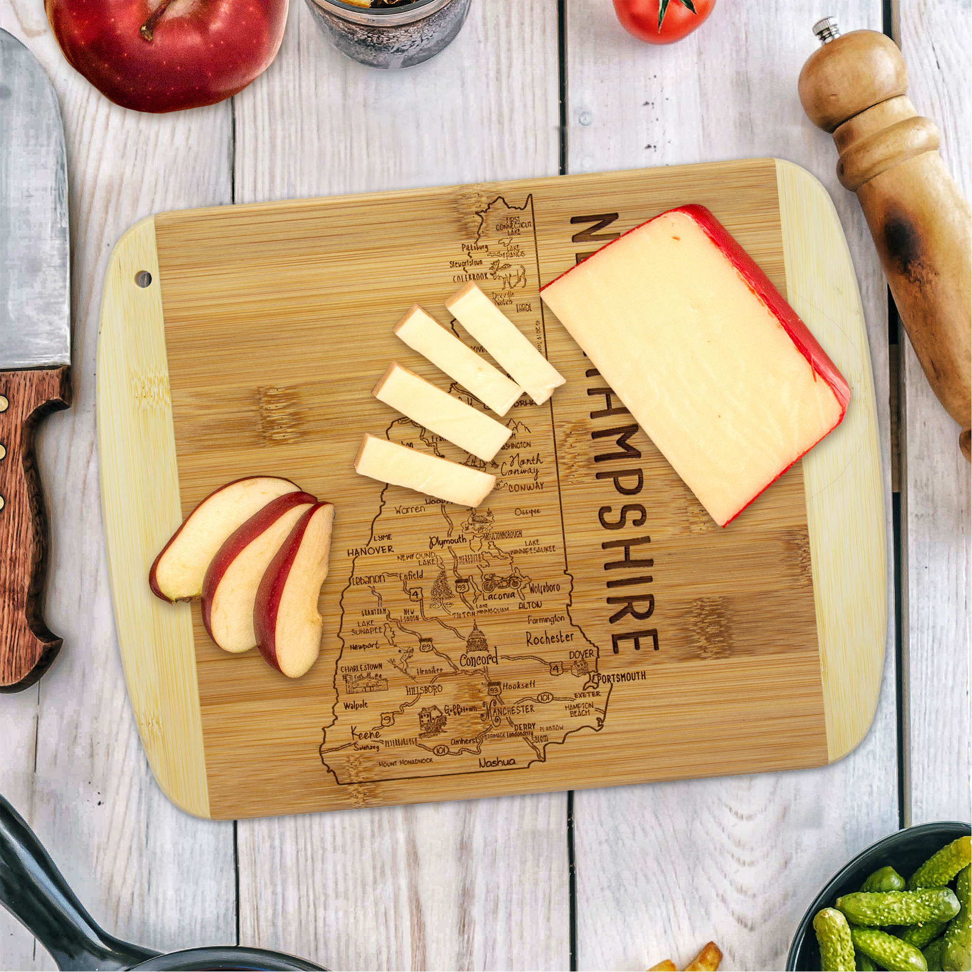 A Slice of Life New Hampshire Serving & Cutting Board 5