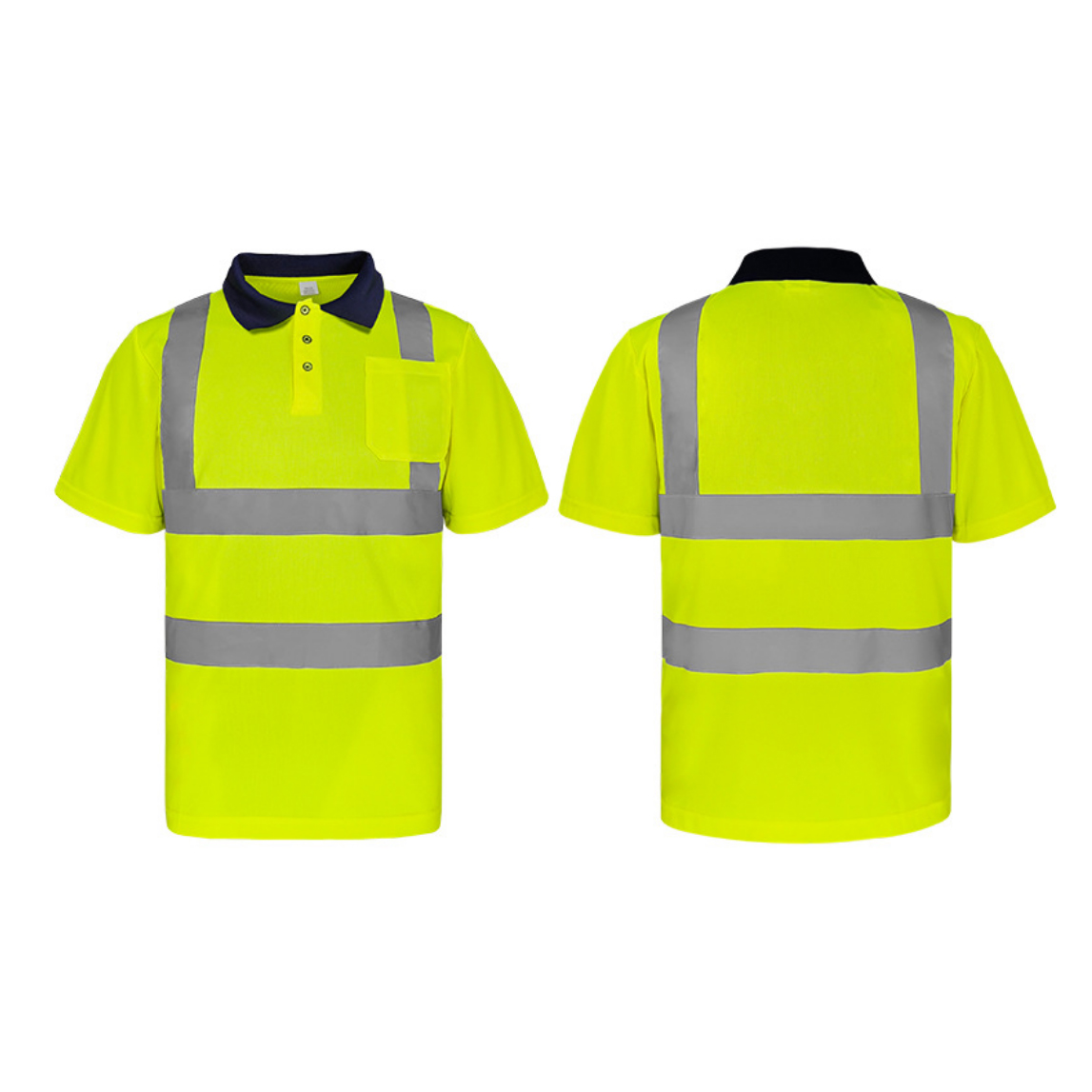Class 2 Hi-Vis Short Sleeve Safety Polo Shirts 3