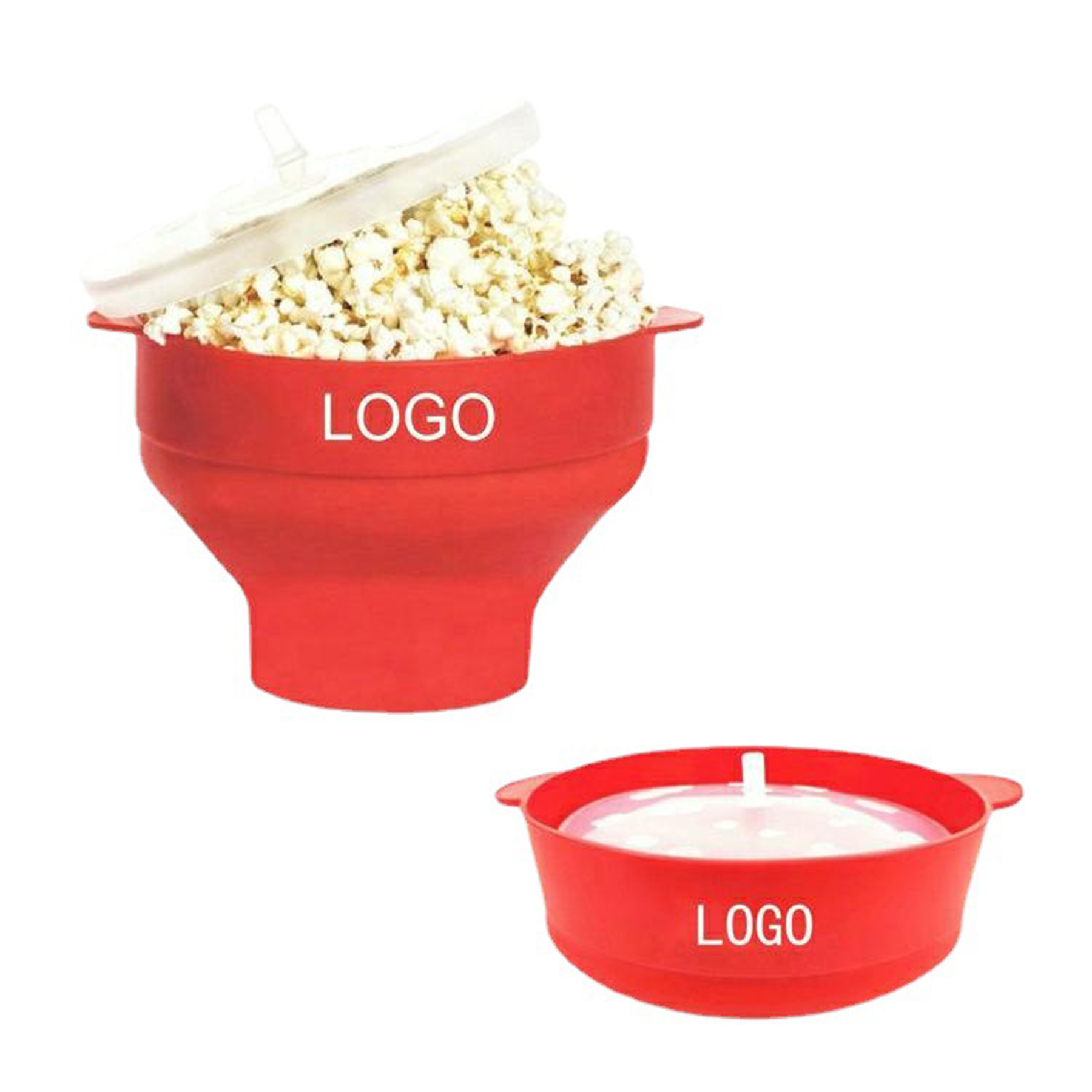 Silicone Popcorn Collapsible Bowl 3
