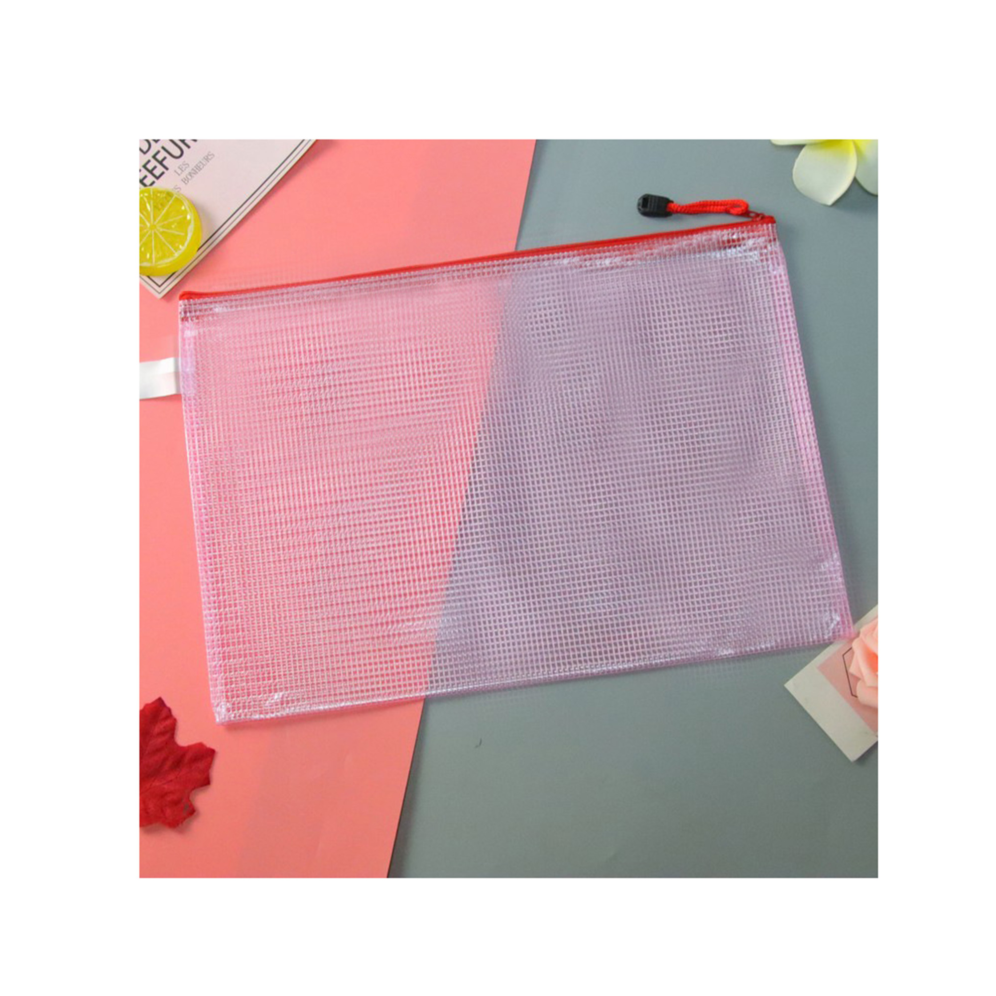 MOQ100 Transparent Stationery Bag 5