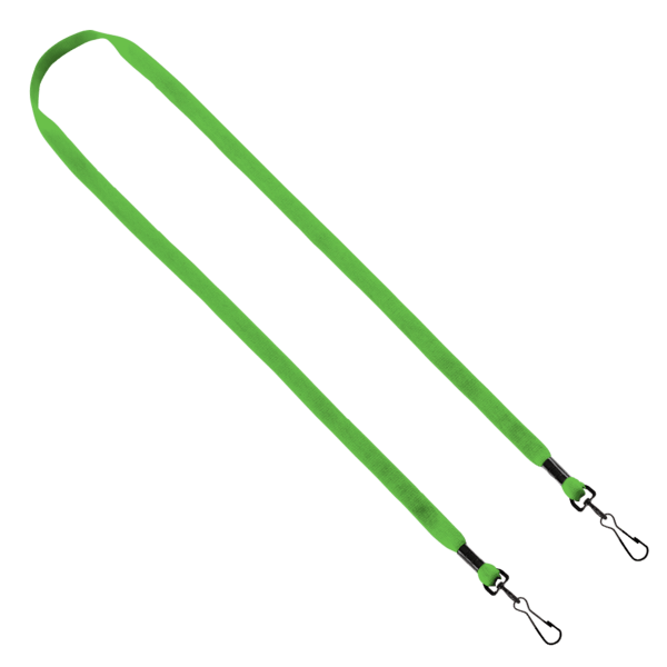 1/2" Cotton Double Swivel Hook Lanyard 24