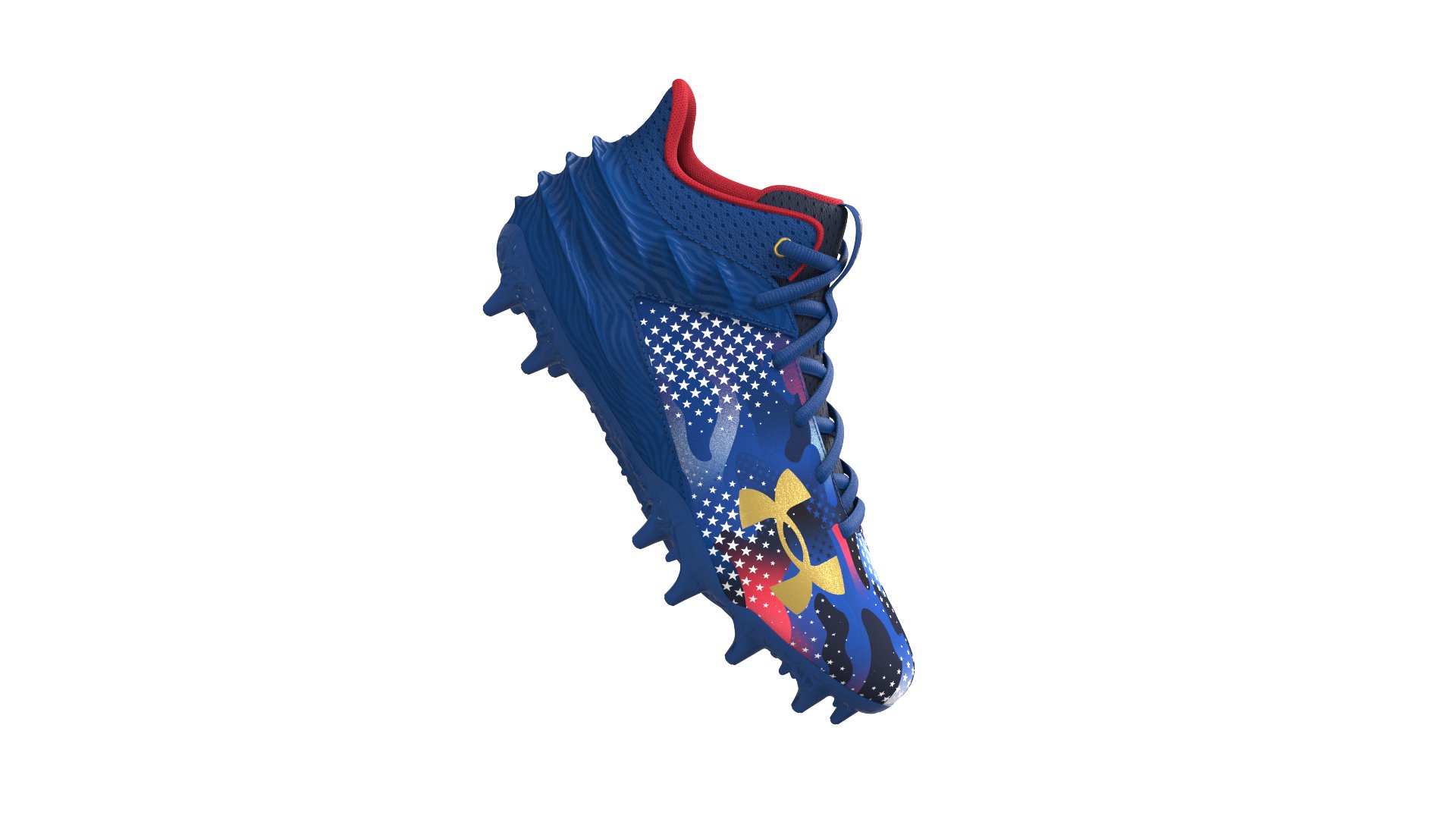 UA Blur Select MC USA Jr. Boys' Football Cleats 2