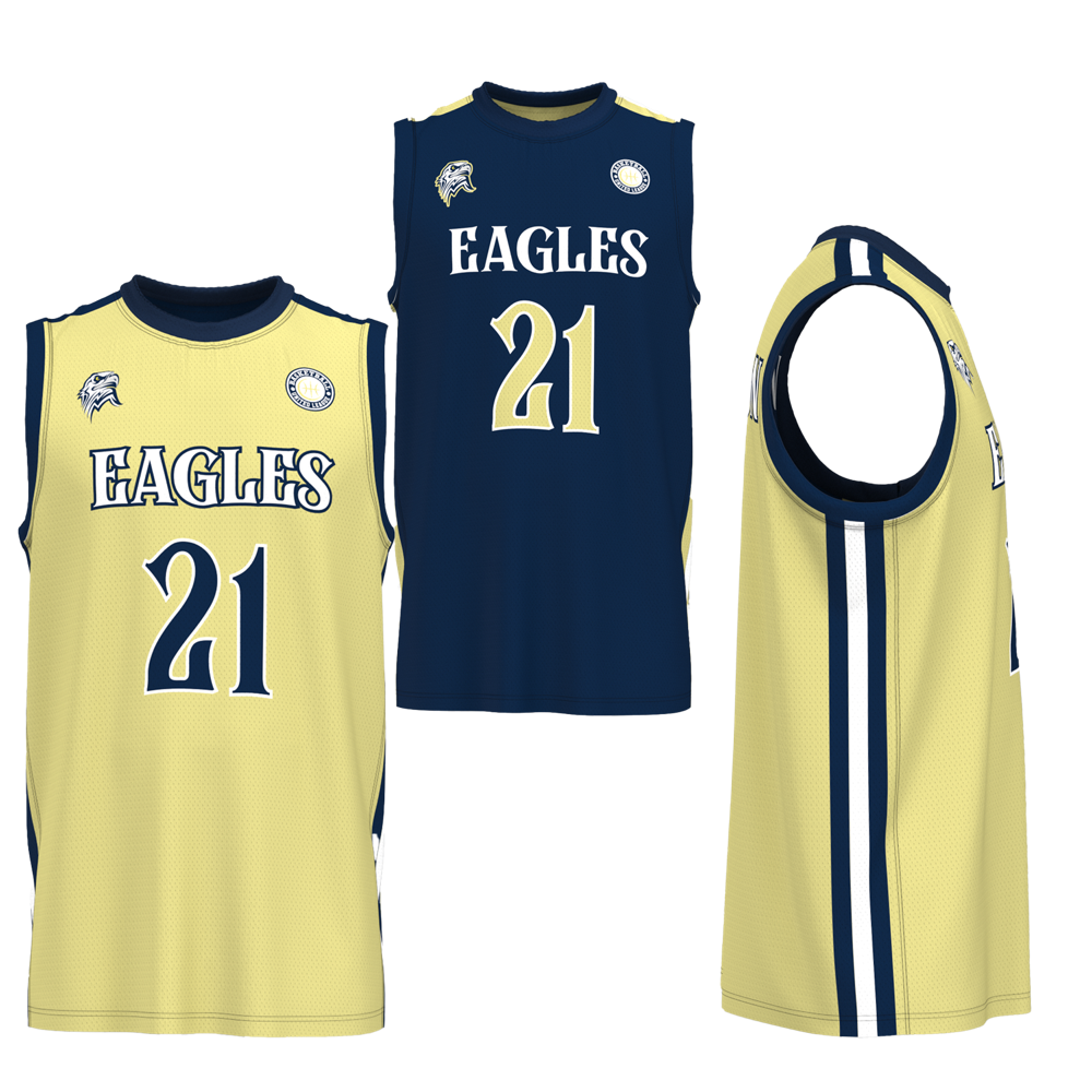 Men's BB Reversible Round Neck Pinhole Mesh Jersey 1