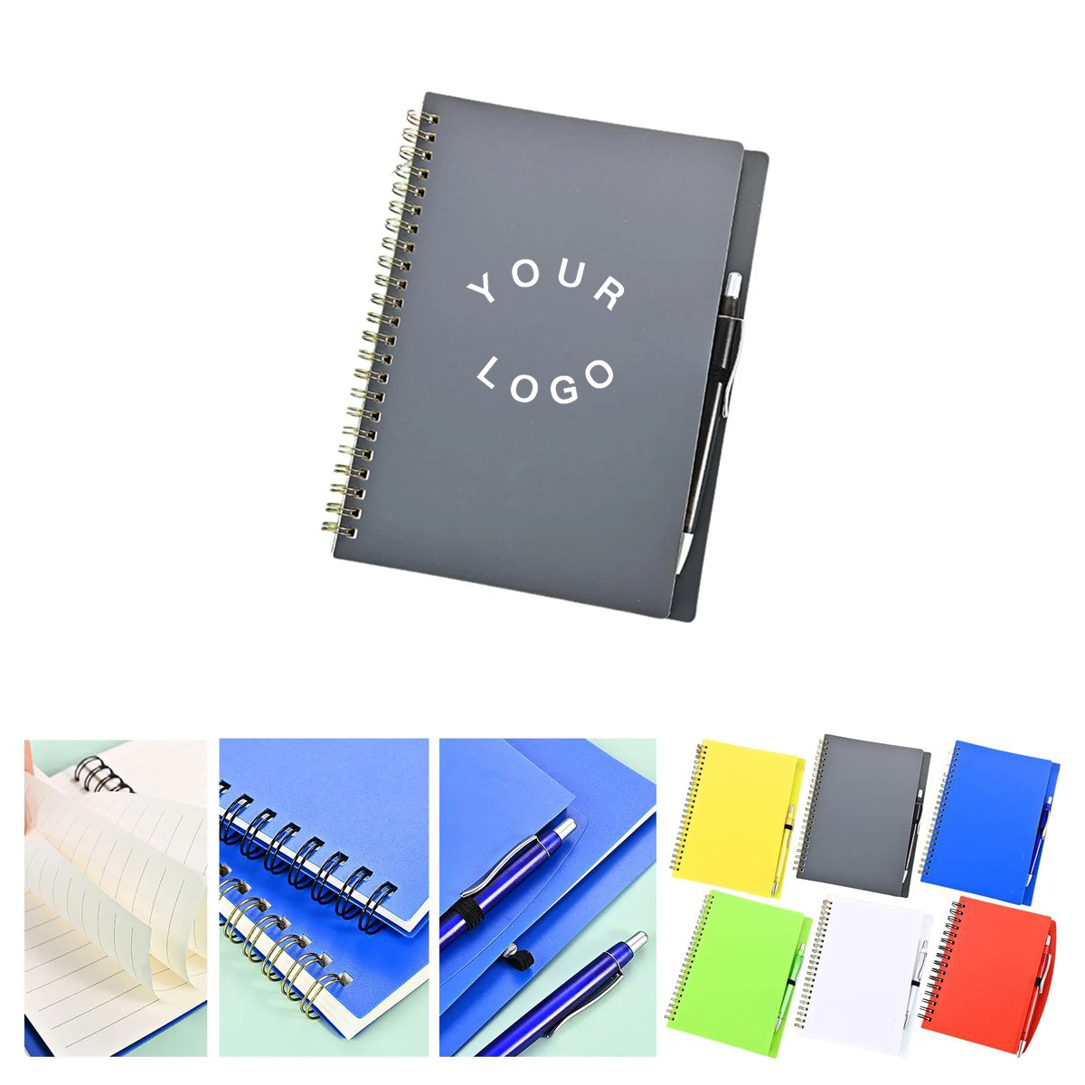 Paper Coil Bound Pocket Notebook 4
