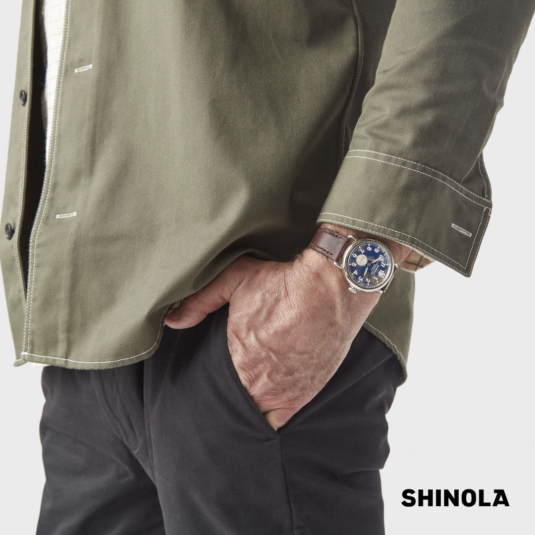 Shinola® Runwell Watch - Midnight Blue/Cattail 15