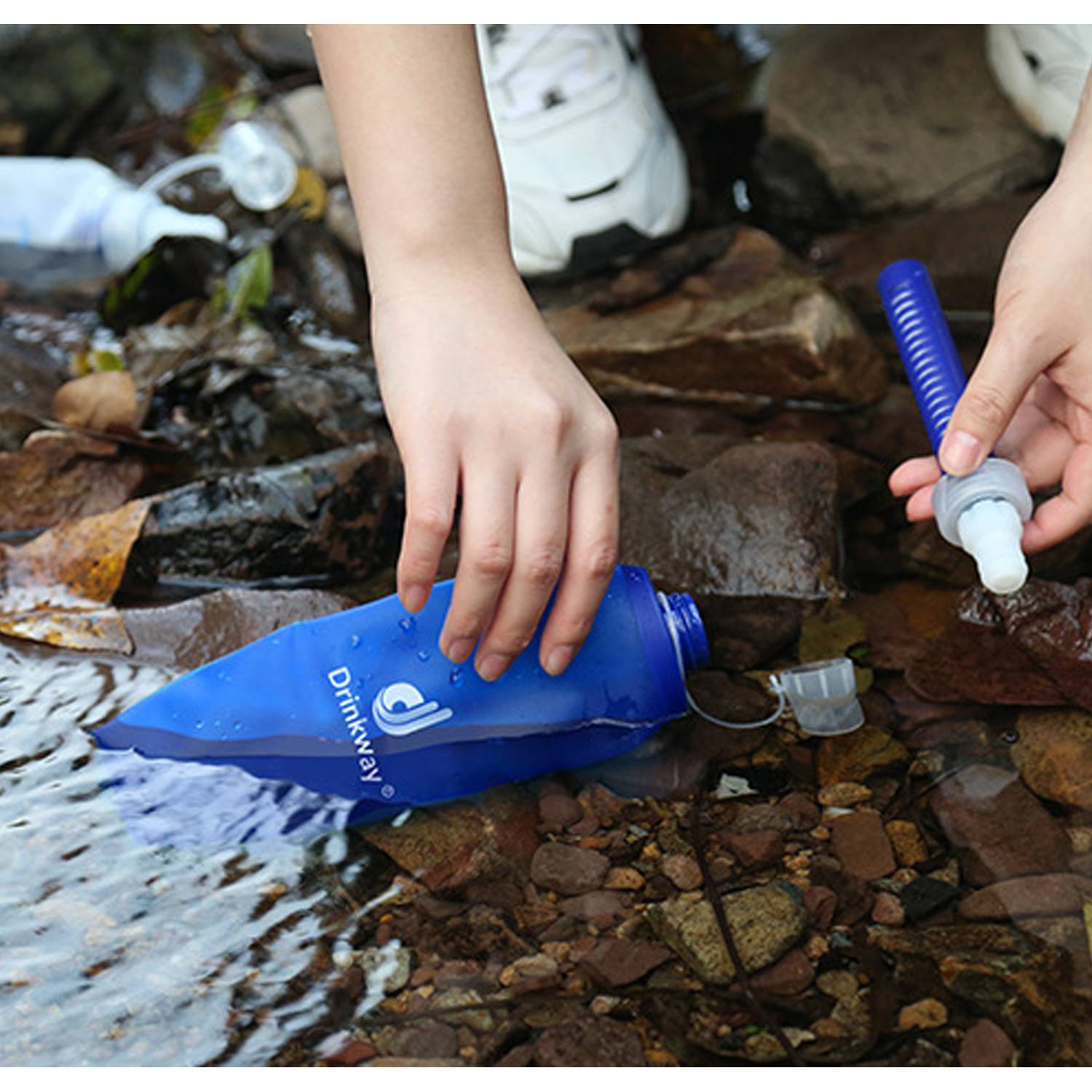 34Oz Outdoor Folding Filter Water Bag 5
