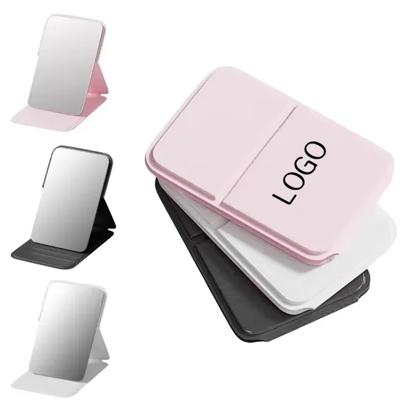 Portable Folding Leather Mirror with Gift Idea 6