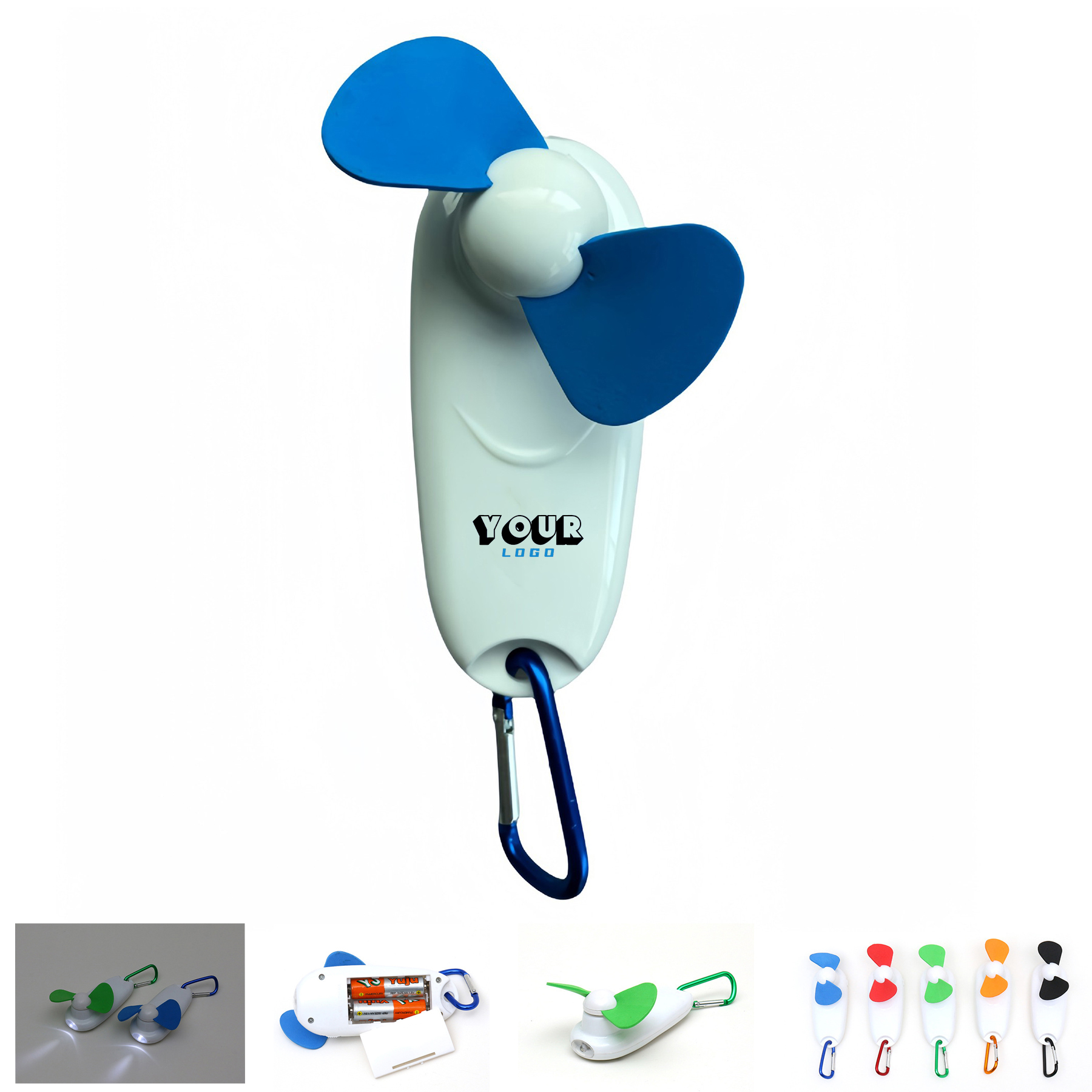 Portable Carabiner Mini Fan 2