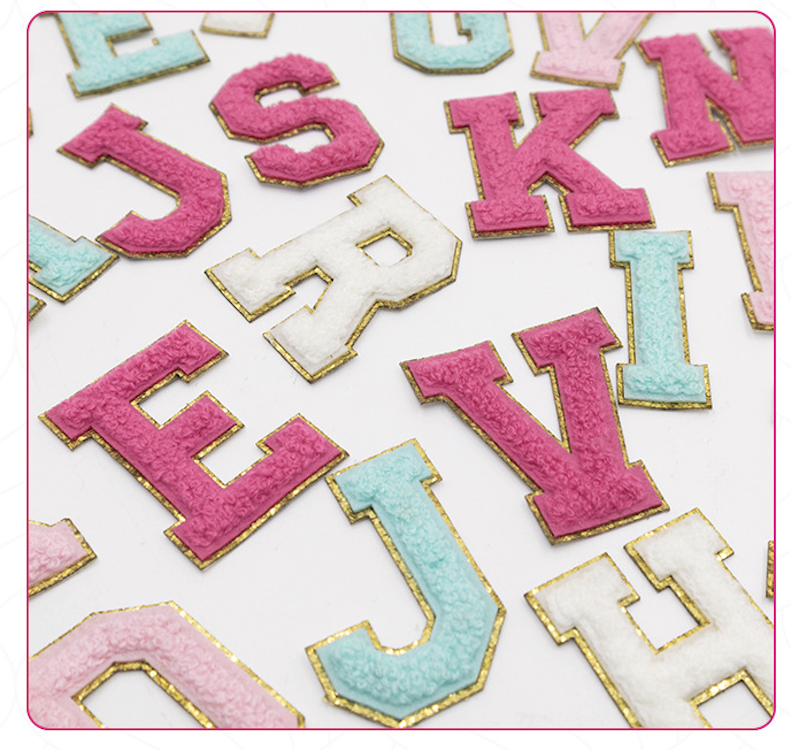 Letter Patches Self Adhesive Stickers for DIY 4