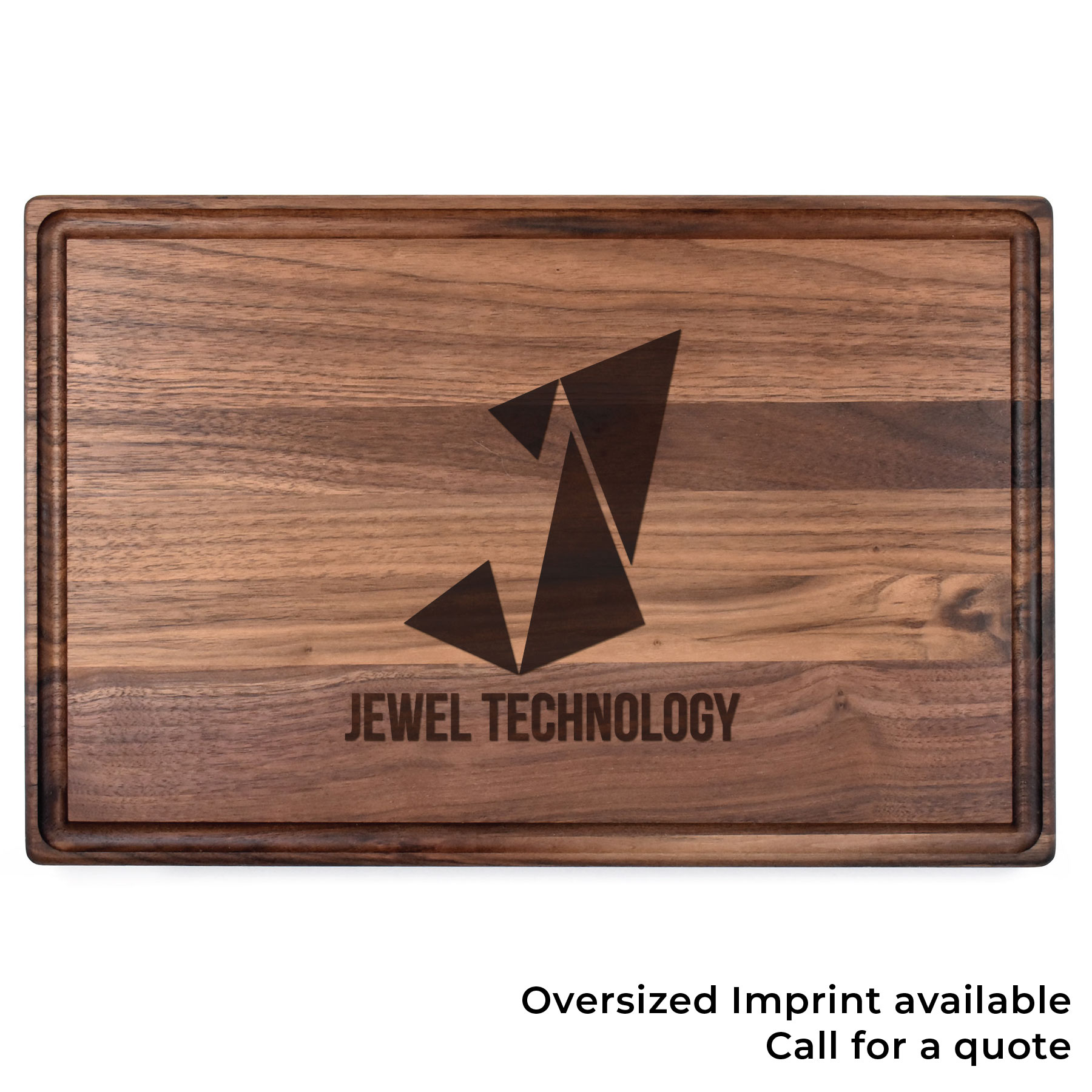 11" x 17" x 1" Walnut Cutting Board with Juice Groove 4