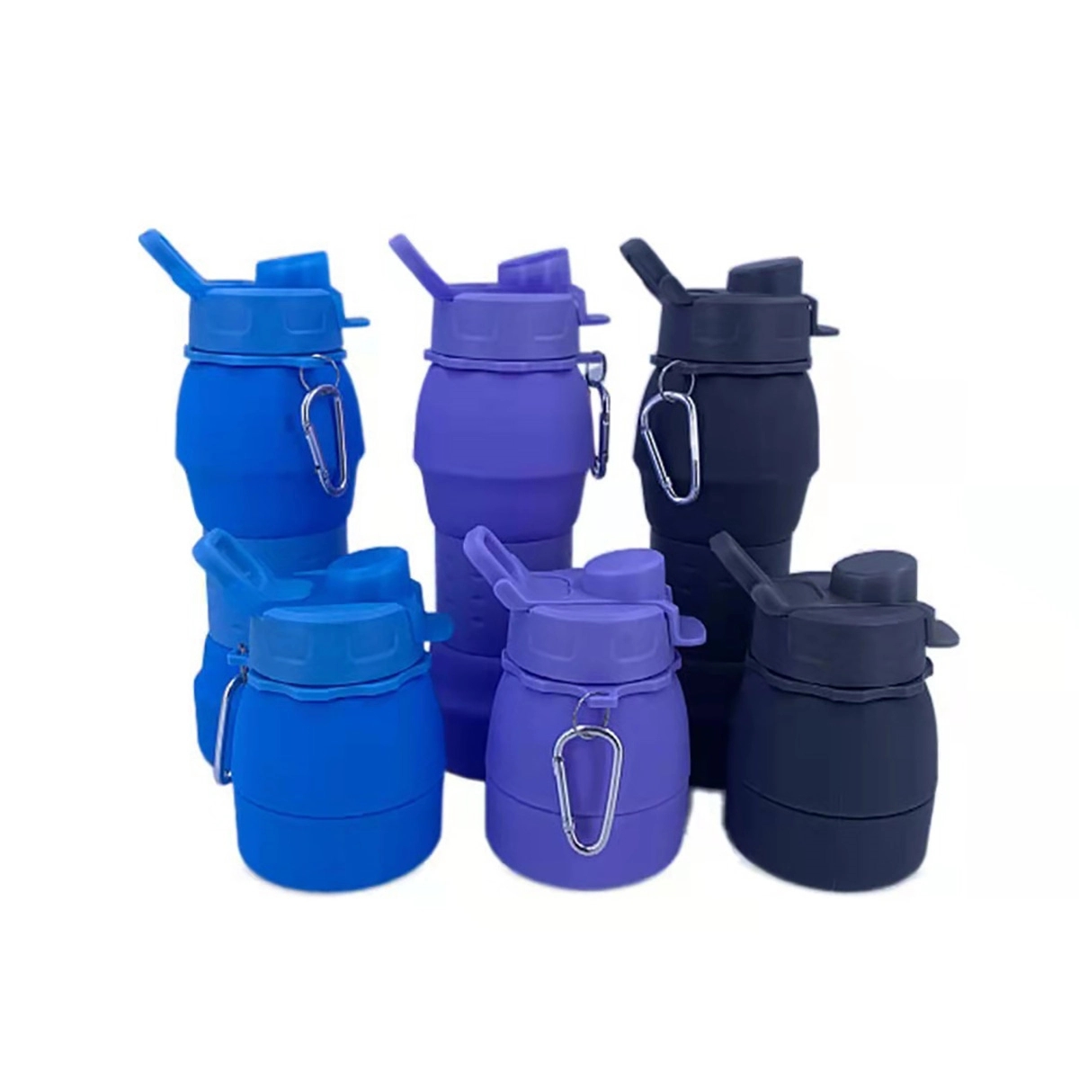 20.5Oz Silicone Collapsible Water Bottle 1