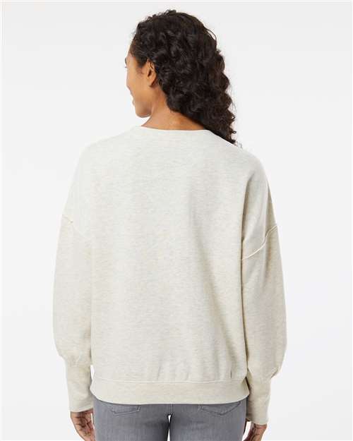 Women's Sueded Fleece Crewneck Sweatshirt - W22712 11