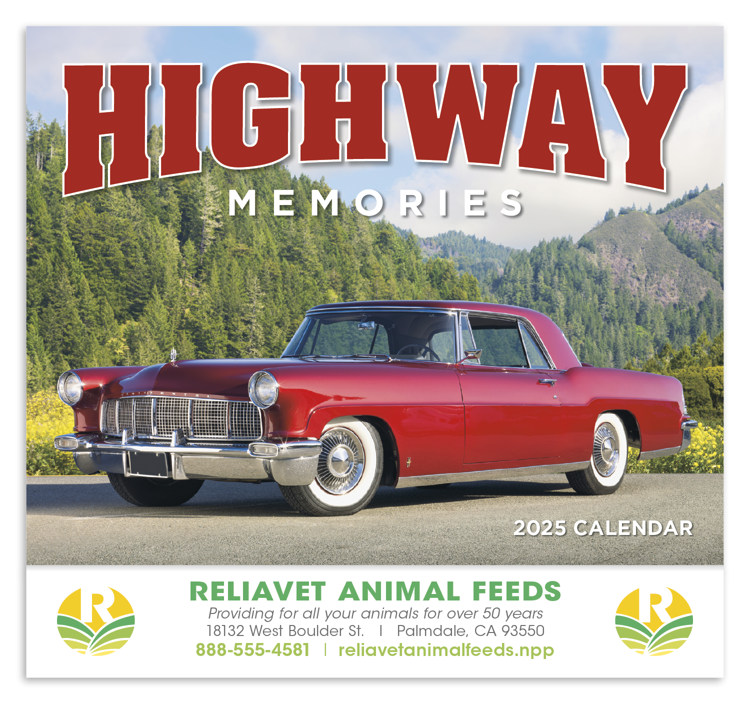 HotLine® Products Highway Memories Appointment Calendar - Stapled 7