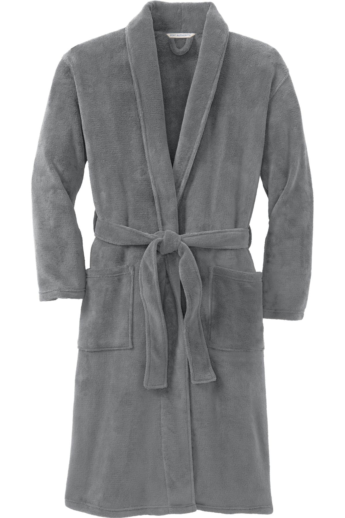 Plush Microfleece Shawl Collar Robe