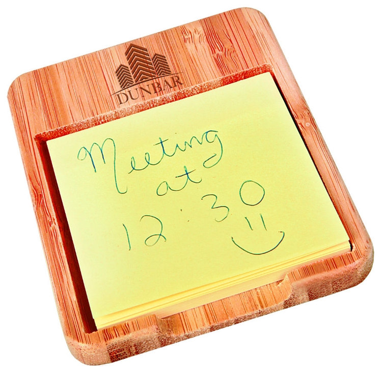 Genuine Bamboo Note Holder 1