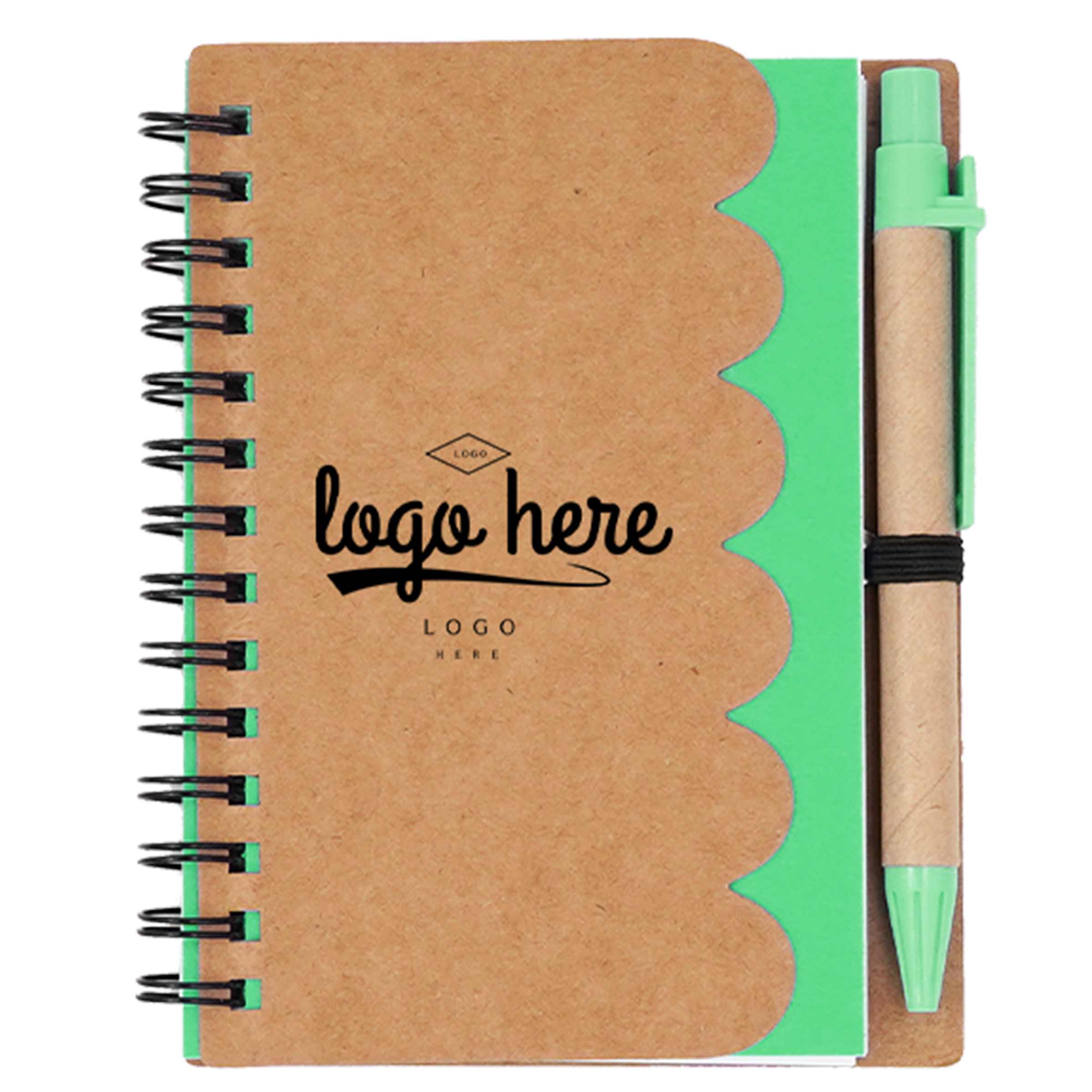 Paper Wavy Stripe Pen Notebook 4