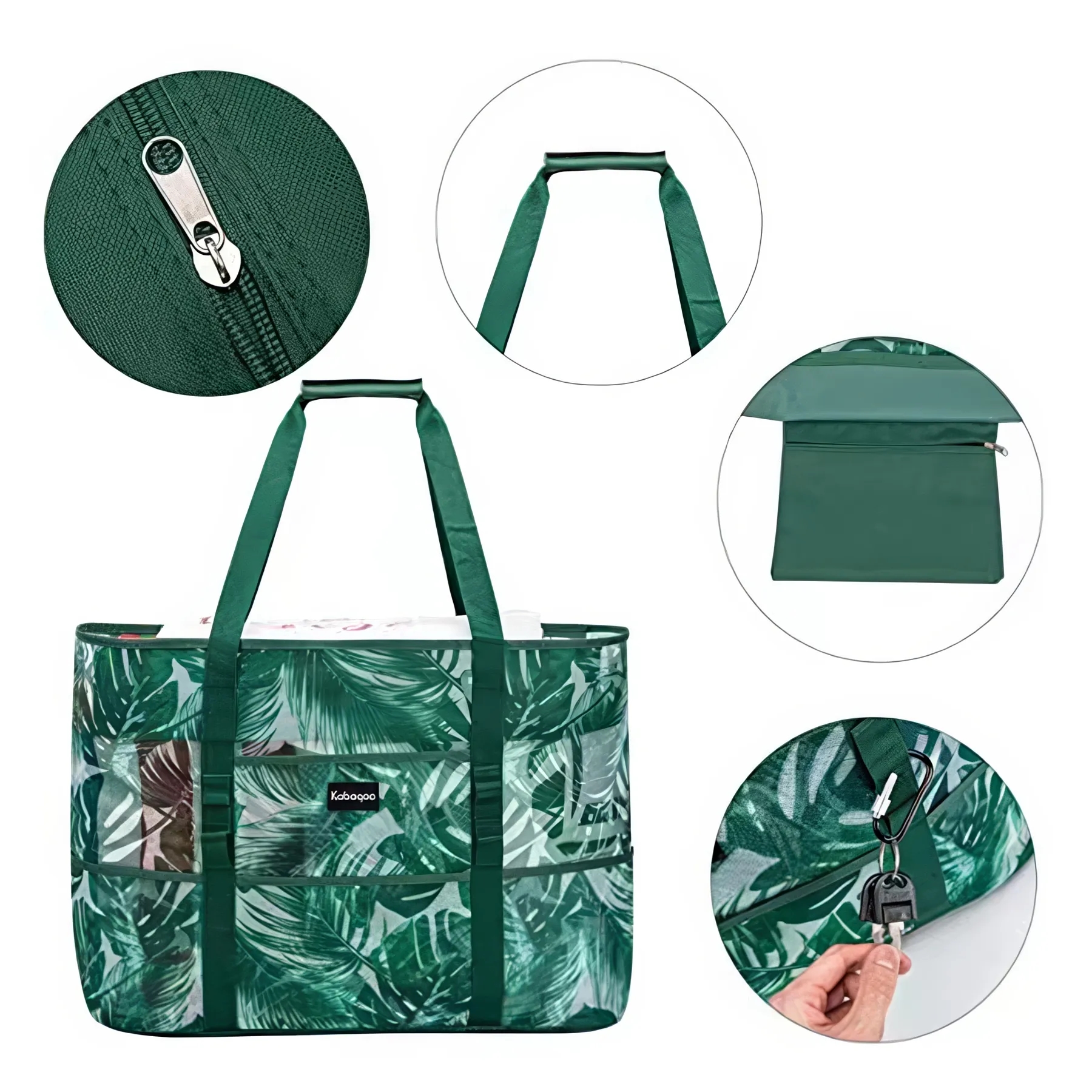 Sandproof Mesh Beach Tote Bag 2