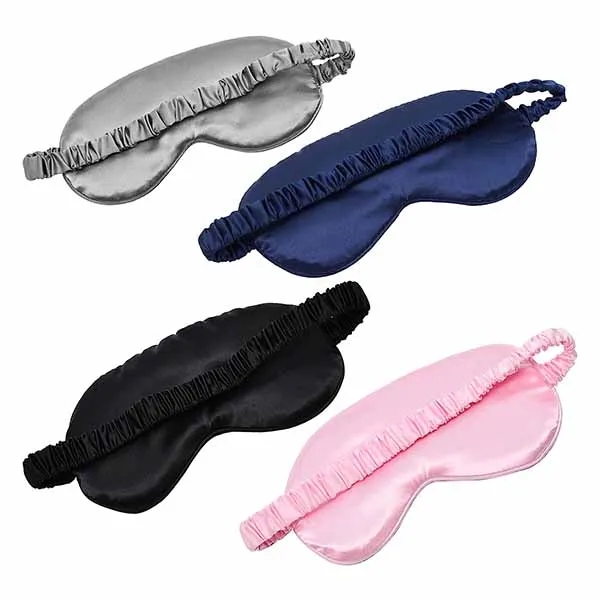 Sleep Masks Silk Eye Cover Satin Blindfold Elastic Strap 2