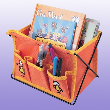 DESK ORGANIZER - ROYLE BLUE, ORANGE, KHAKI & GREEN 2