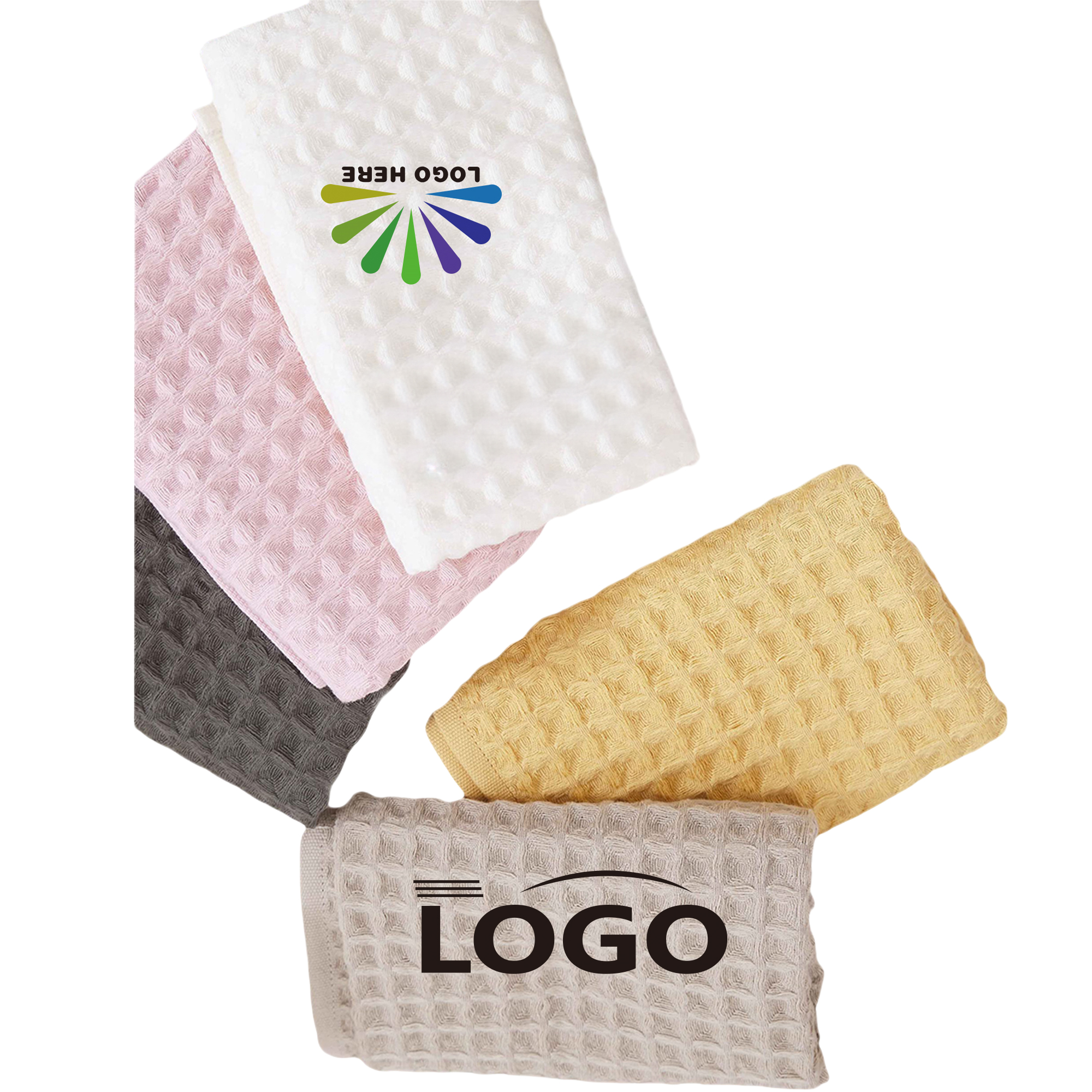 Soft Cotton Waffle Beach Bathroom Towel MOQ20 2