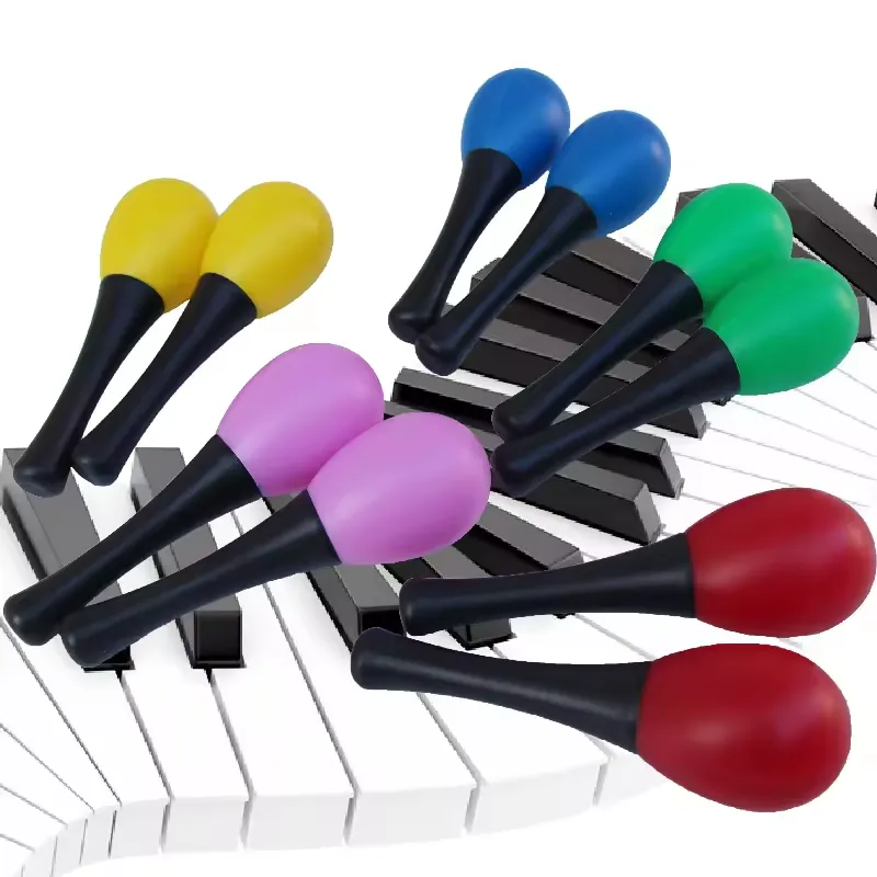 Plastic Sand Hammers Sound Toy 4