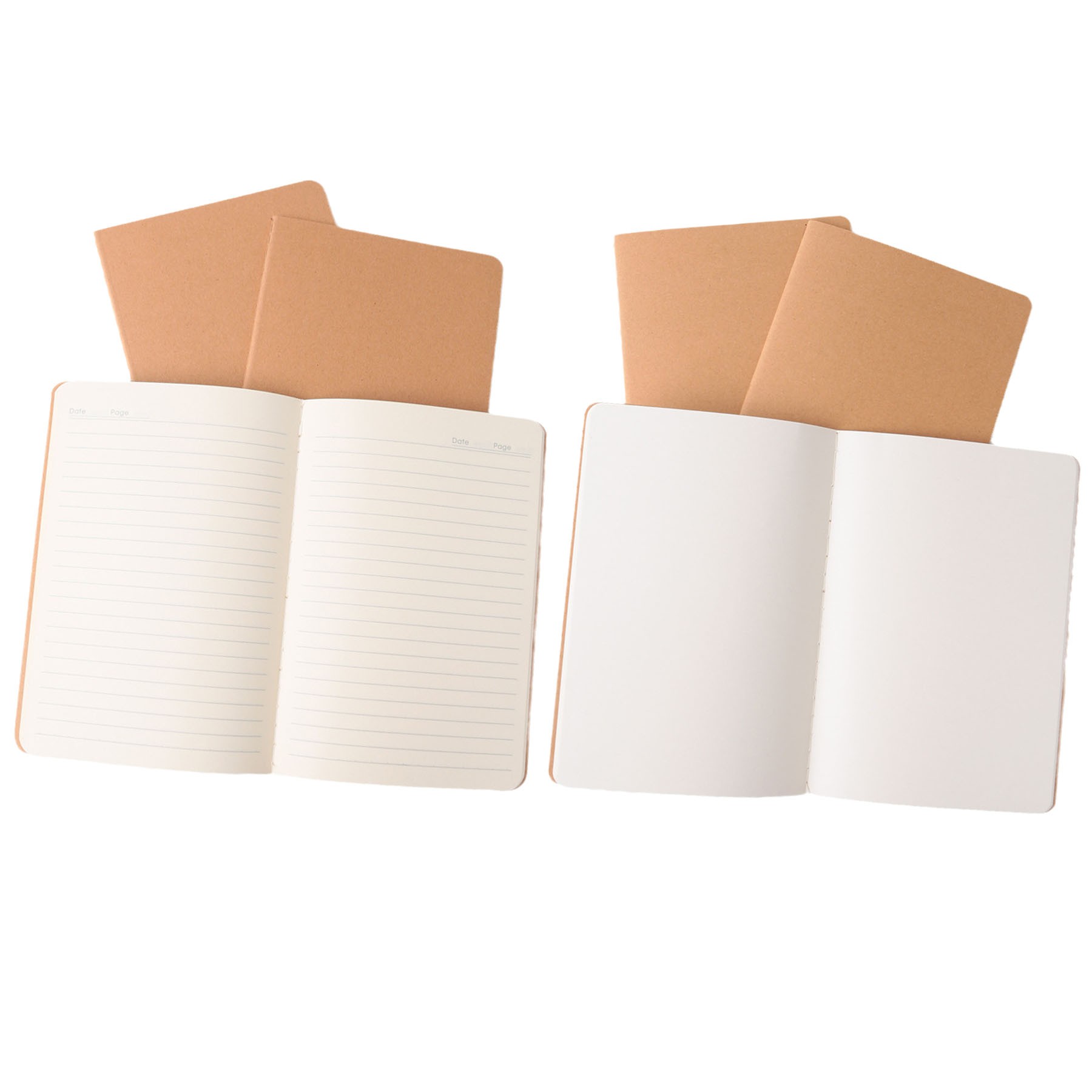 A5 Kraft Paper Sewn Journal Notepad Stitched Notebook 2