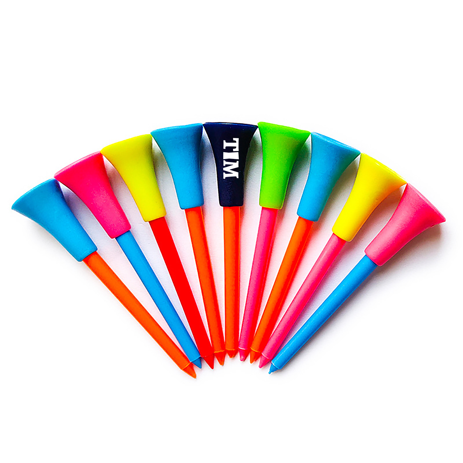 Rubber Top Plastic Golf Tees 2