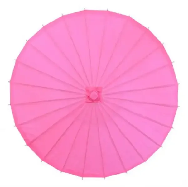 DIY Blank Paper Umbrella With Wooden Handle 2