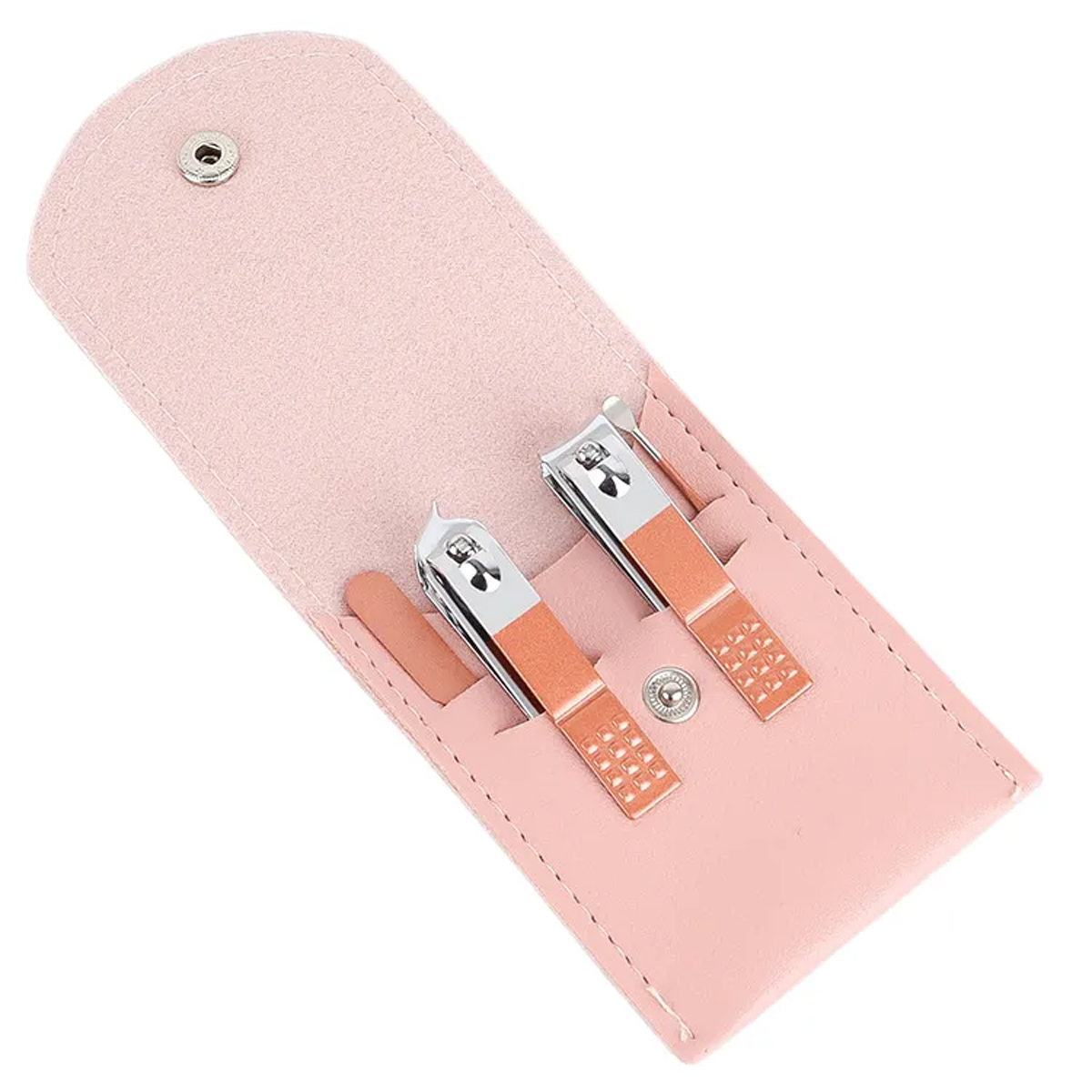 Portable Nail Clipper Kit with Folding PU Leather Pouch 5