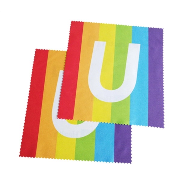 Dye Sublimation Microfiber Cleaning Cloth - 6x6 5
