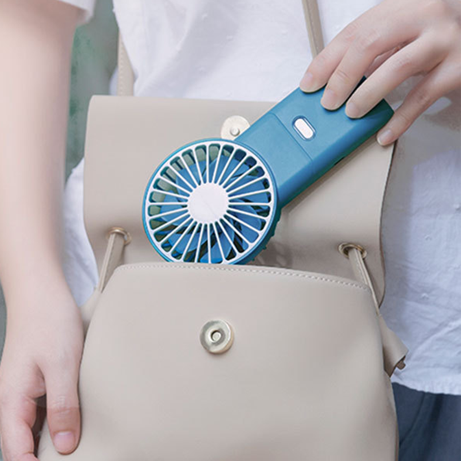 Rechargeable Cooling Fan with Base 2
