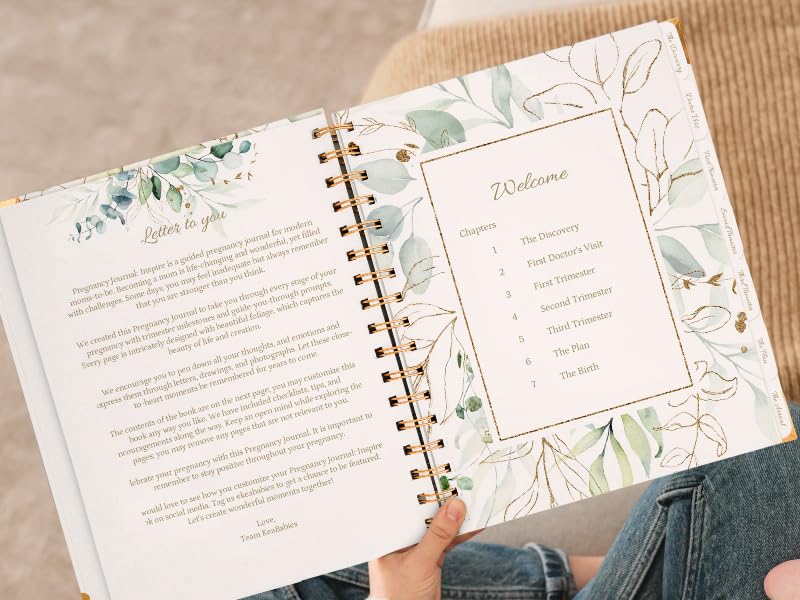 90 Pages Hardcover Pregnancy Memory Book 7