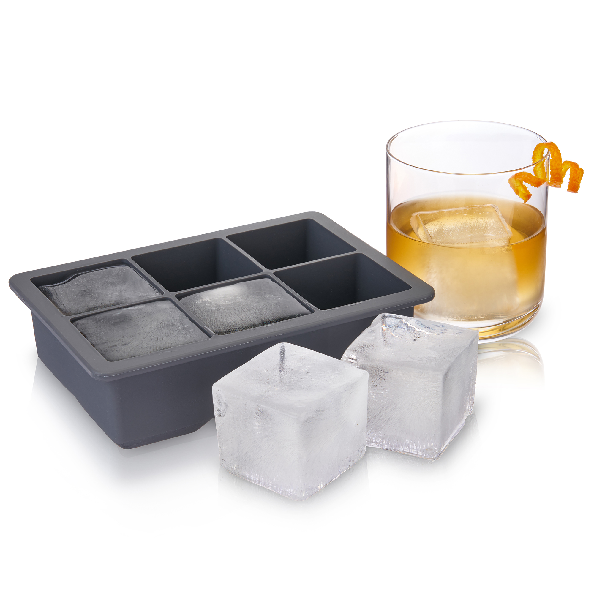 Viski® Whiskey Ice Cube Tray with Lid 13