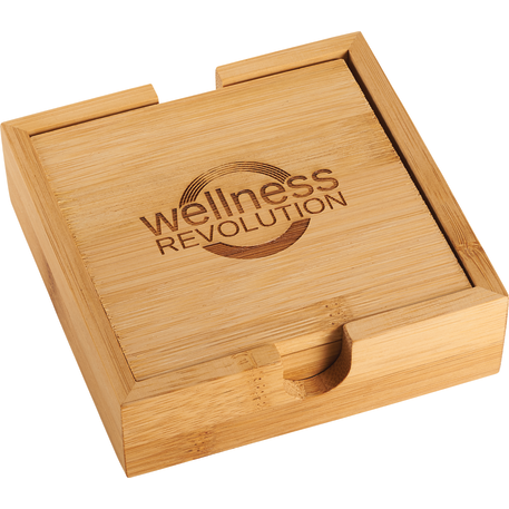 Bamboo Coaster Set 6
