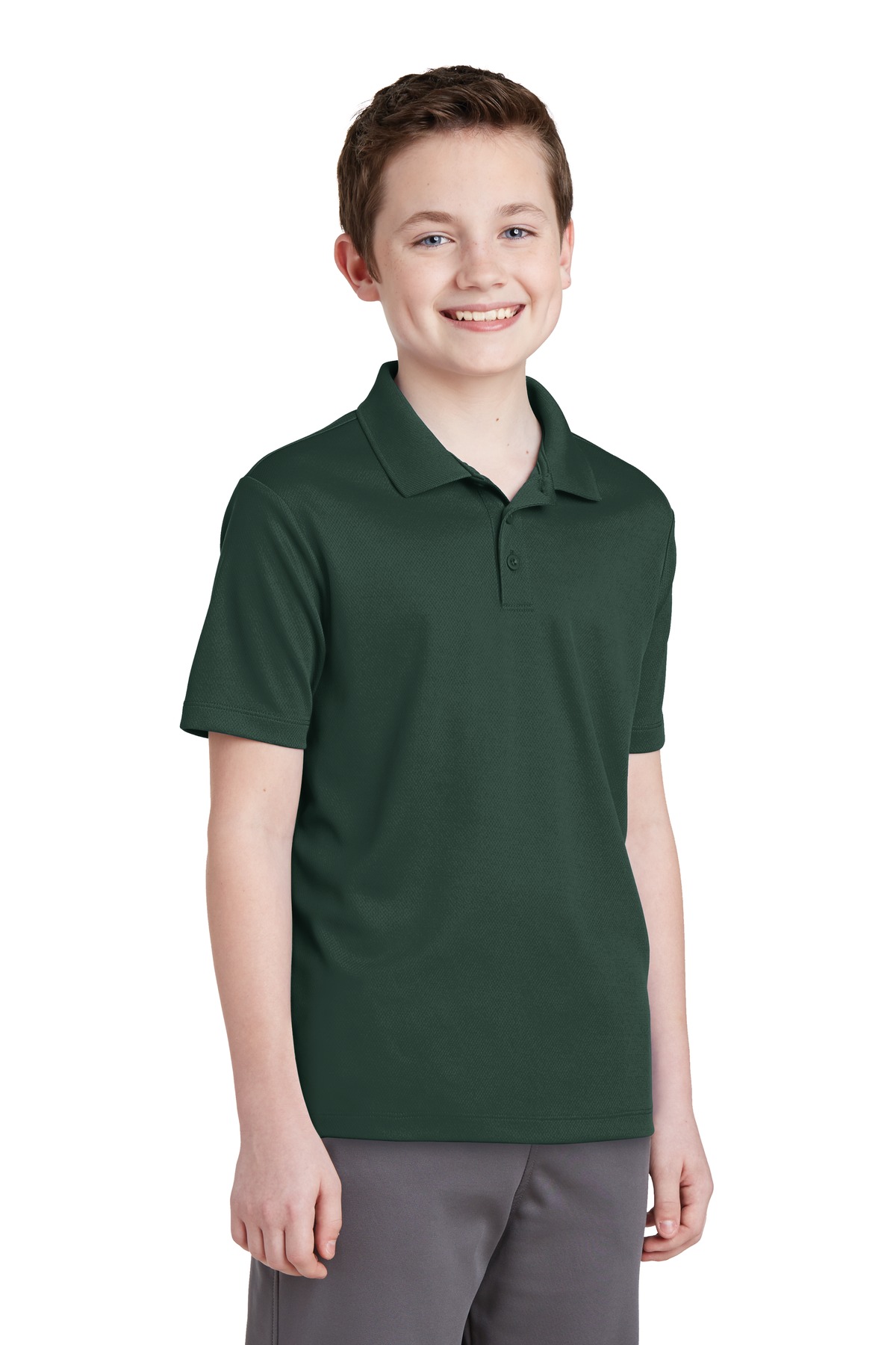 Sport-Tek® Youth PosiCharge RacerMesh Polo 4
