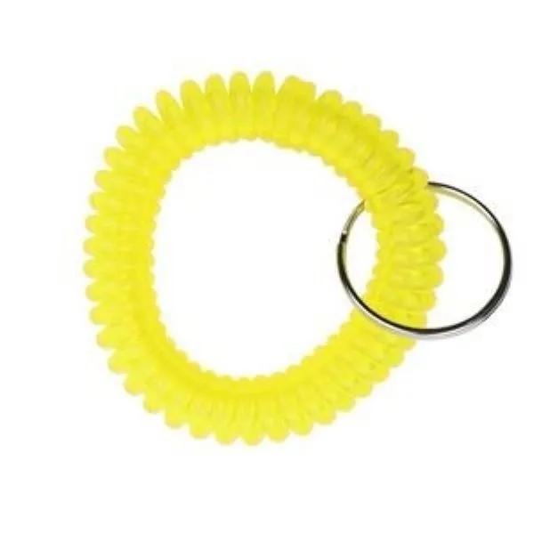Transparency Flexible Spiral Coil Stretchable Key Chain 5
