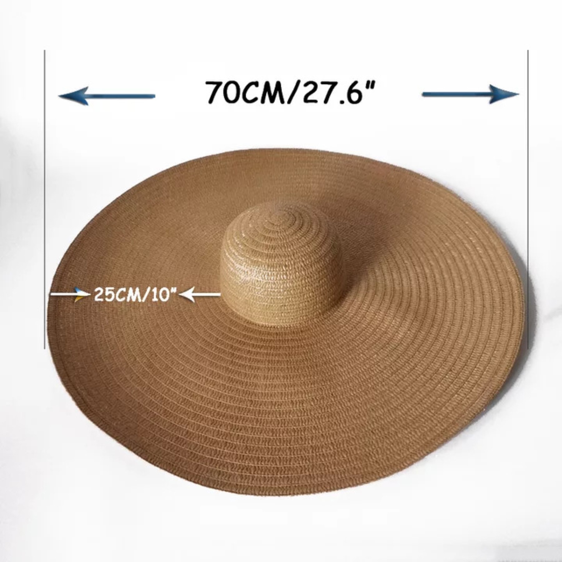 Women Oversized Beach Straw Hat 3