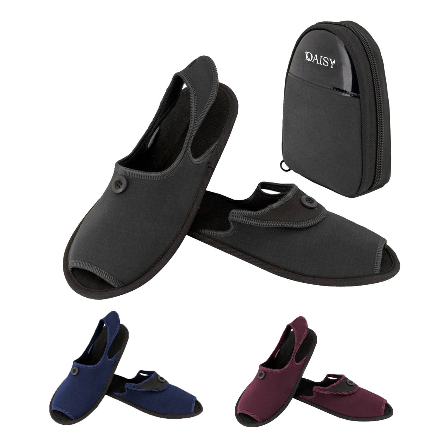 Foldable Portable Slippers for Spa Travel Hotel/Home beach 4