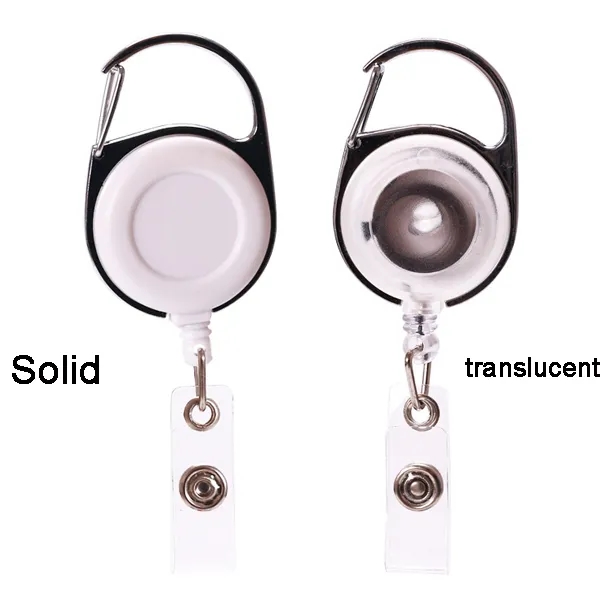 Retractable Carabiner Round Badge Reel 9