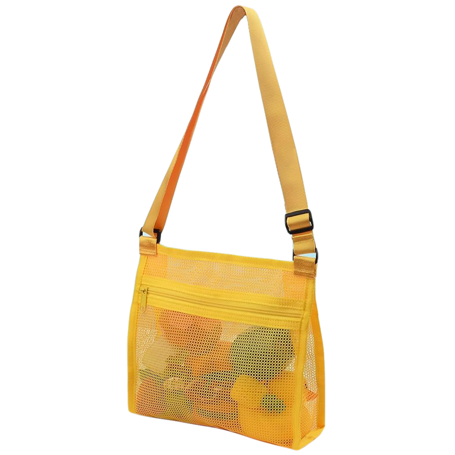 Nylon Mesh Beach Toy Crossbody Bag Storage Carrier 5