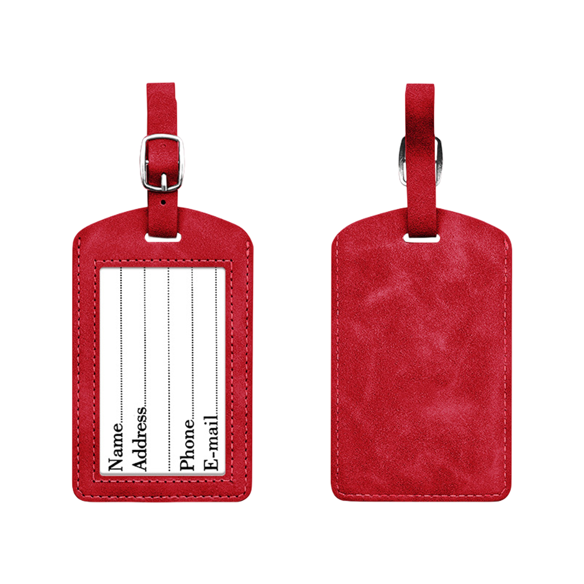 Premium Soft-Touch PU Luggage Tag 5