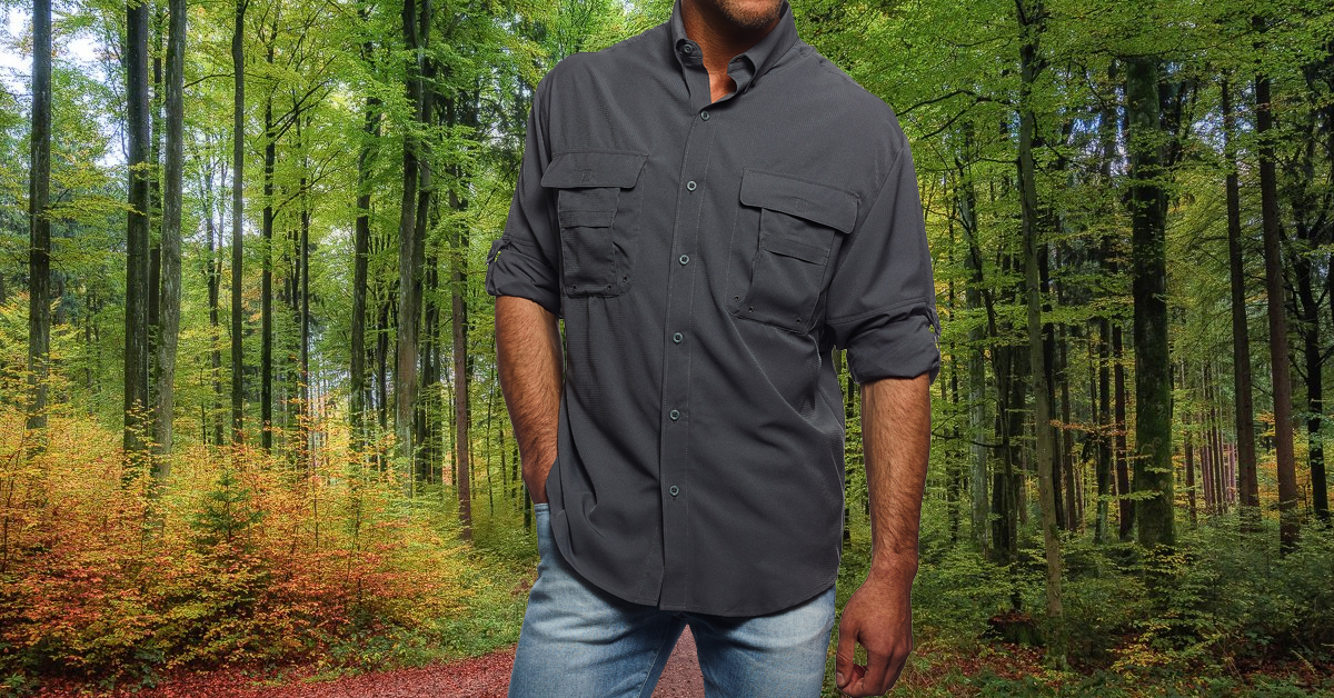 Men's Long Sleeve Fishing Shirt 42