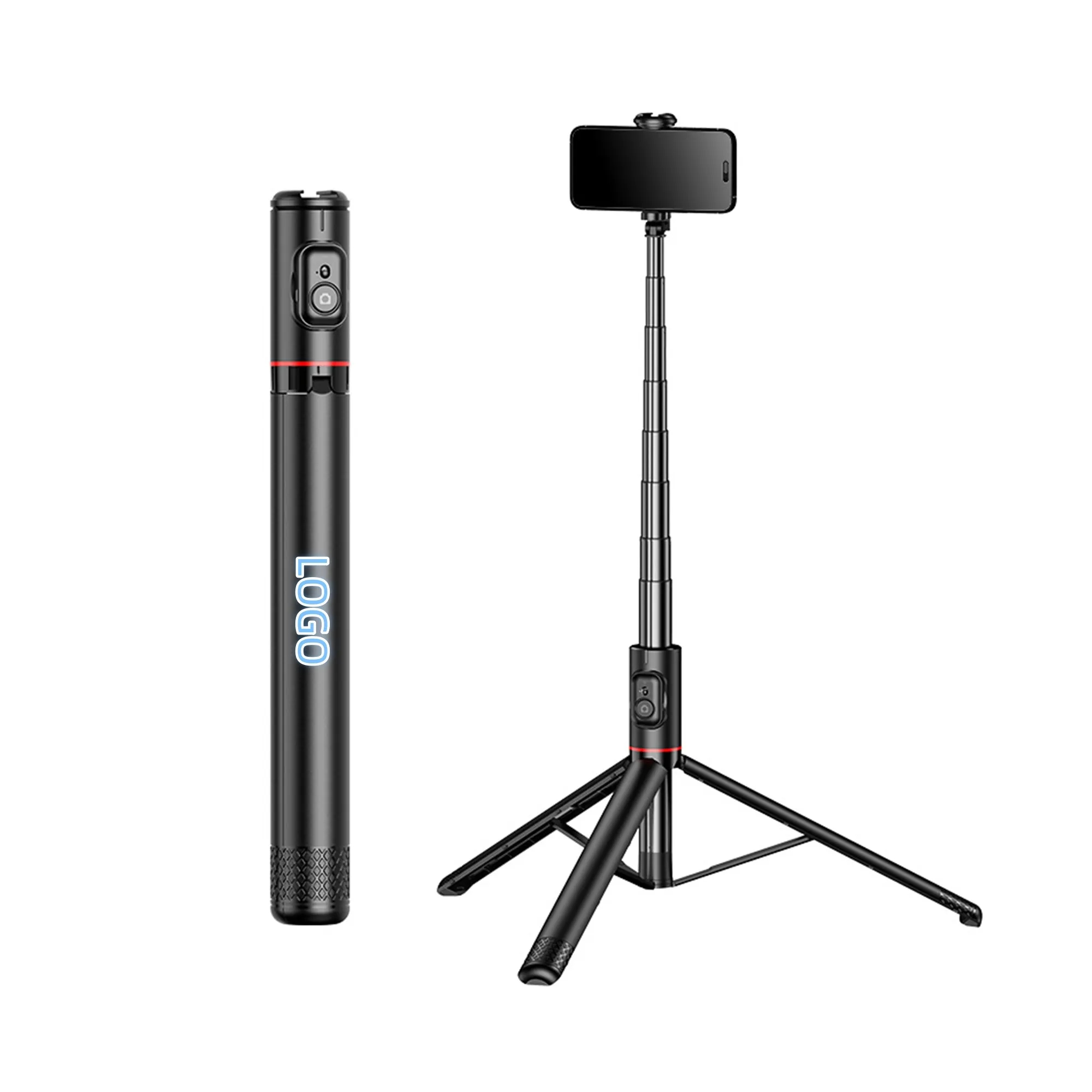 Bluetooth Selfie Stick with Hidden Tripod 4
