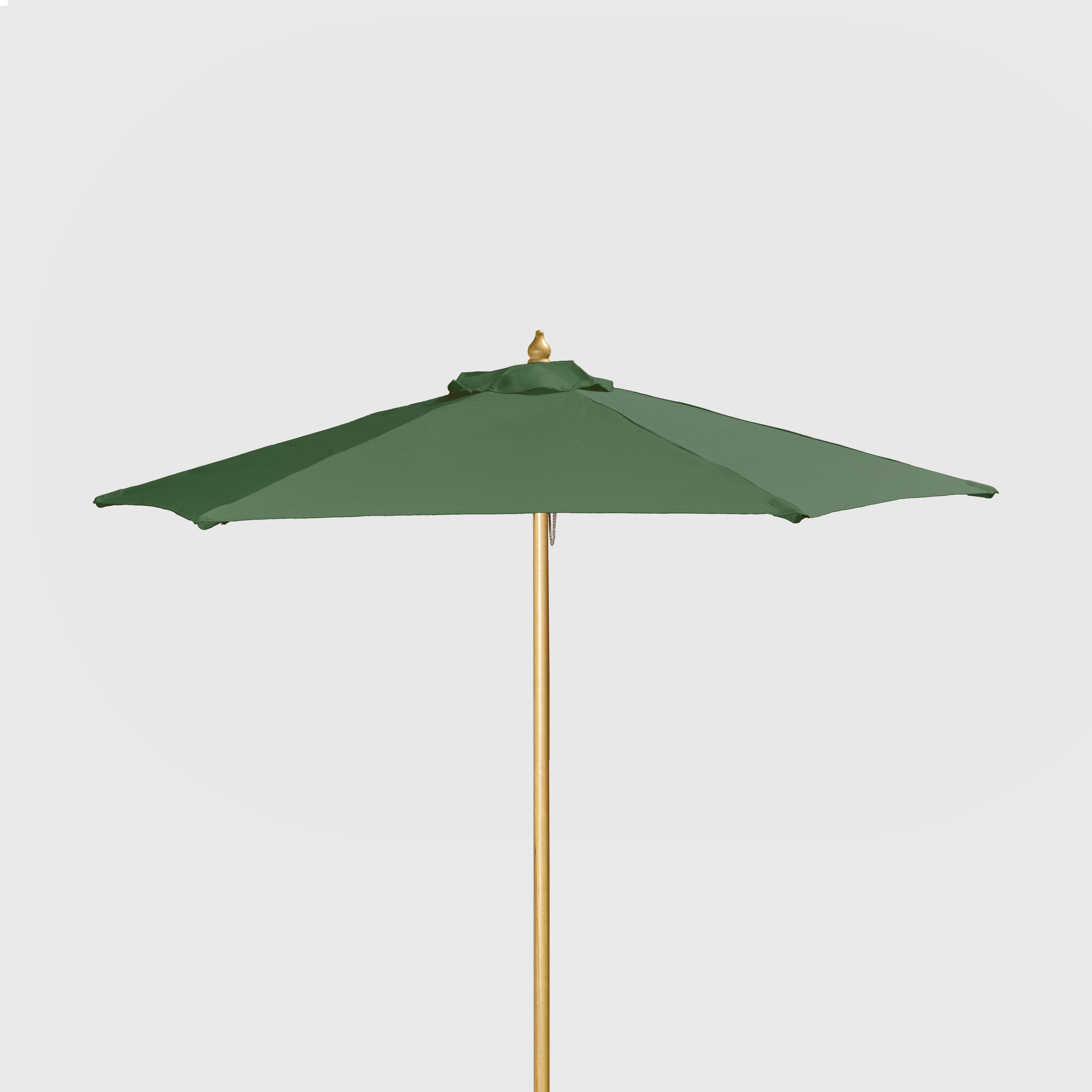 7' Wood Market Umbrella