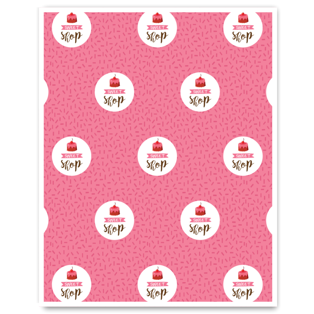 Full Color 1-Sided Food Safe Paper (8" x 10")